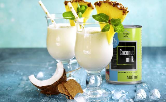 Pina Colada z mleczkiem kokosowym