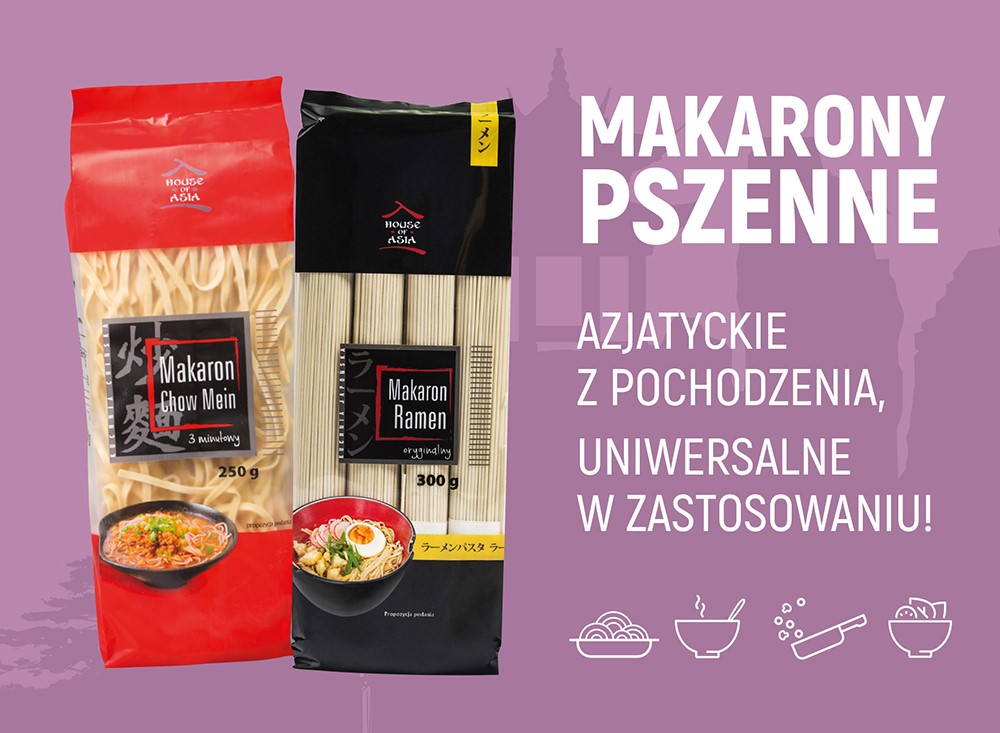Azjatyckie makarony pszenne