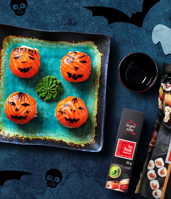 Halloween temari sushi House of Asia