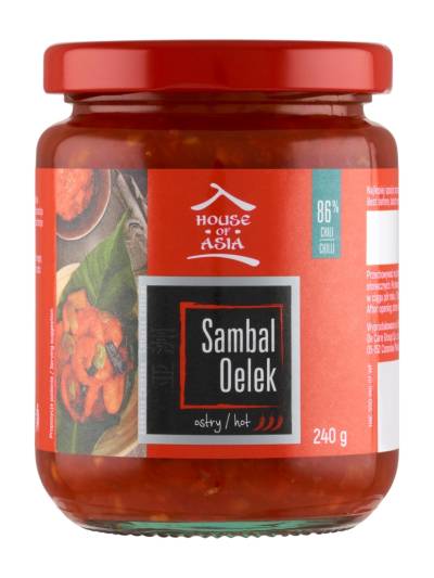 Sos chili Sambal Oelek 240g House of Asia