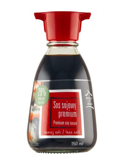 Sos sojowy do sushi o obniżonej zawartości soli 150ml House of Asia