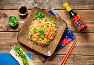 Smażony ryż z warzywami po chińsku House of Asia
