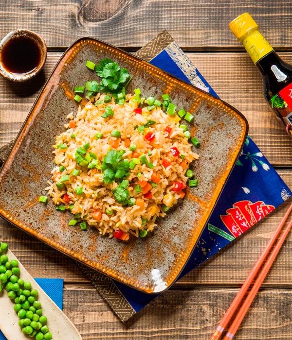 Smażony ryż z warzywami po chińsku House of Asia