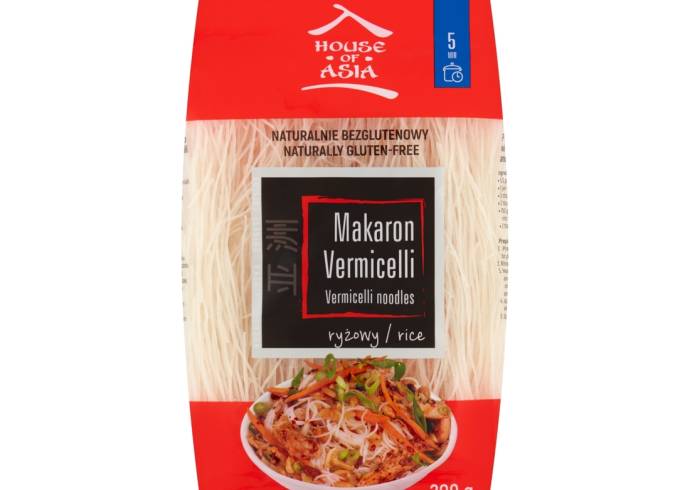 Bezglutenowy makaron Vermicelli 200g House of Asia