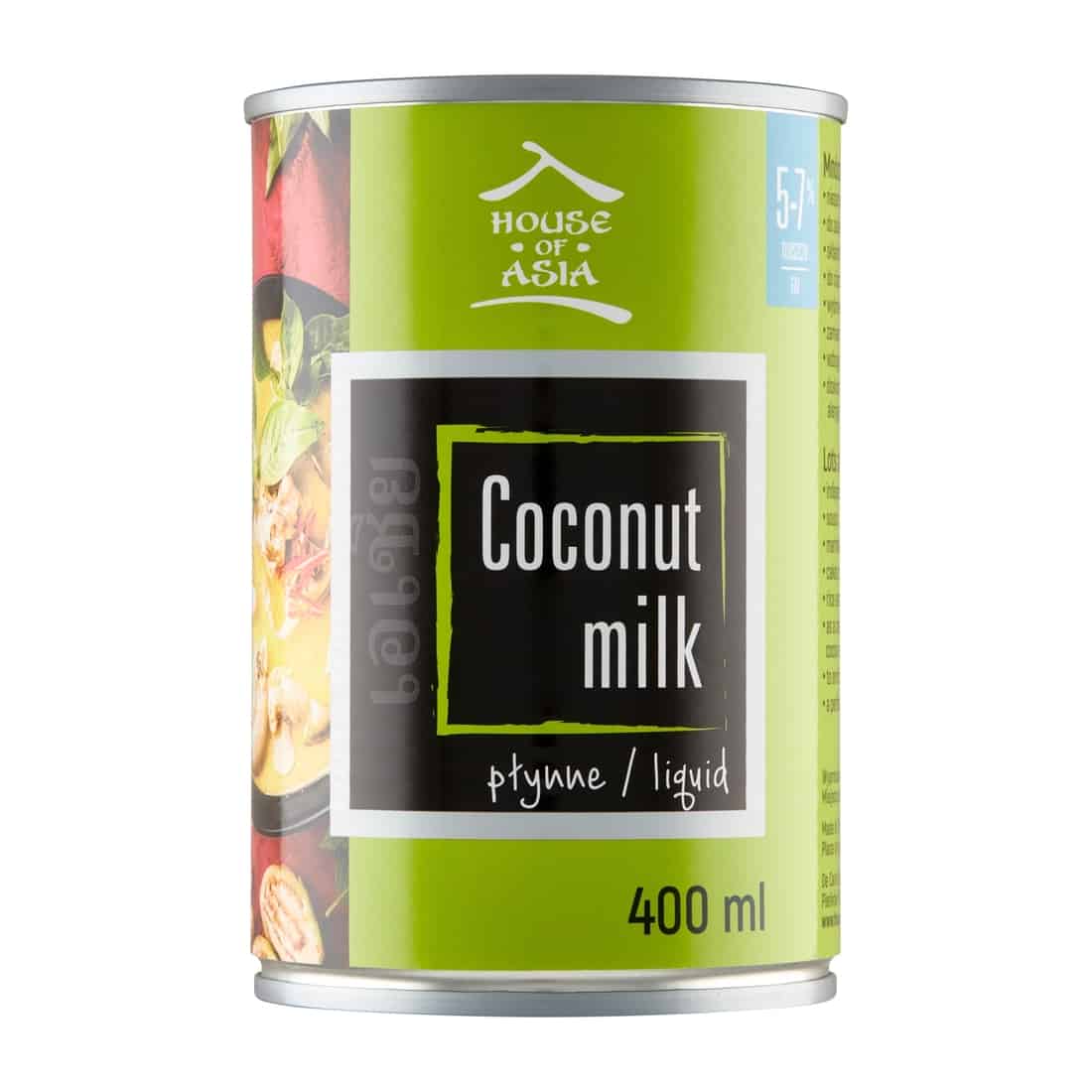 Mleczko kokosowe 5-7% 400 ml House of Asia