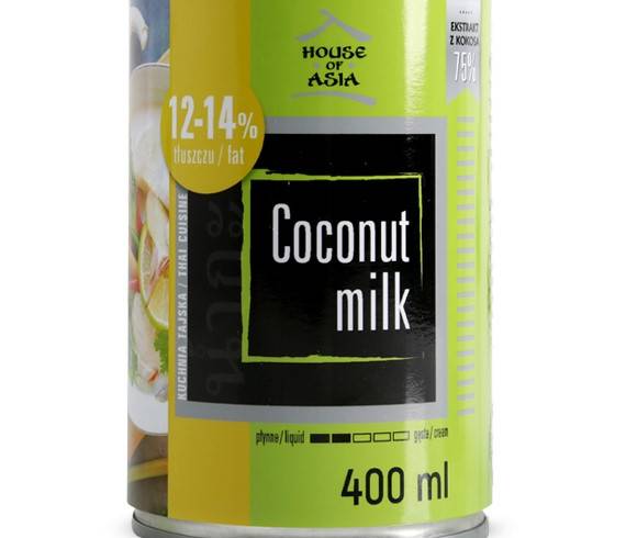 Mleczko kokosowe 12-14% 400 ml house of asia