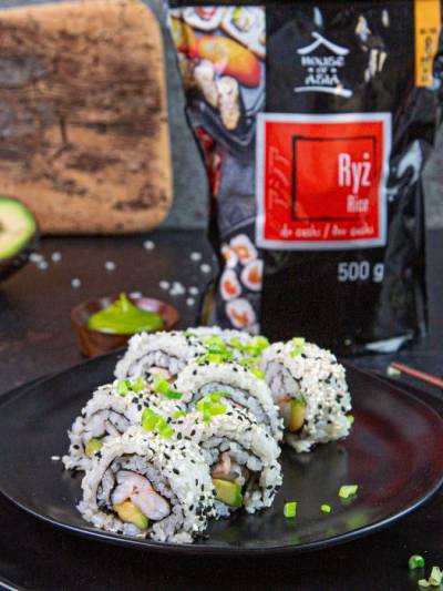 California maki z krewetkami i awokado House of Asia