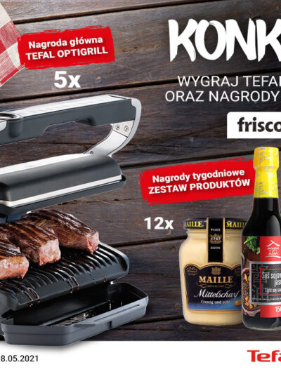 Konkurs wygraj OptiGrill marki Tefal