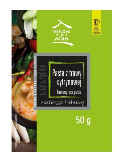 Pasta z trawy cytrynowej 50g House of Asia