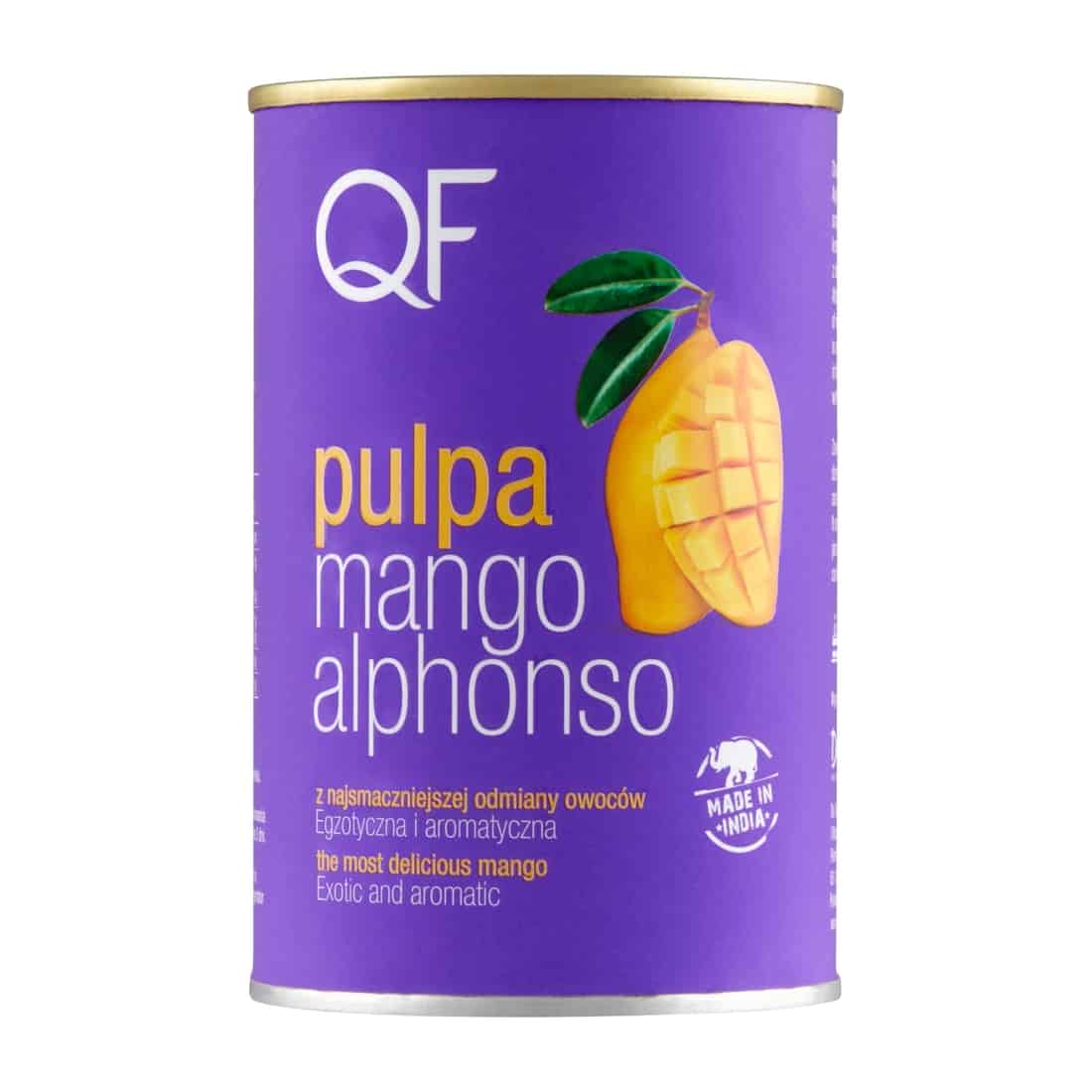 Pulpa z mango Alphonso bez dodatku cukru 450g