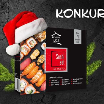 Konkurs Mikołajkowy wygraj zestaw Sushi Premium