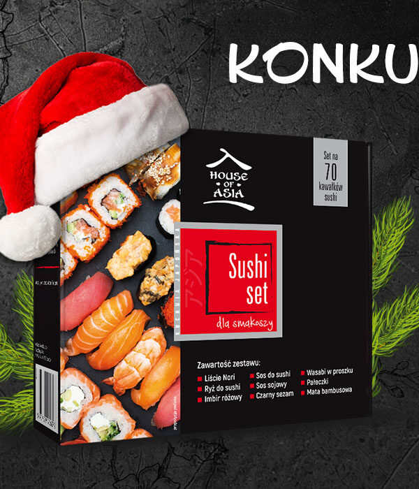 Konkurs Mikołajkowy wygraj zestaw Sushi Premium