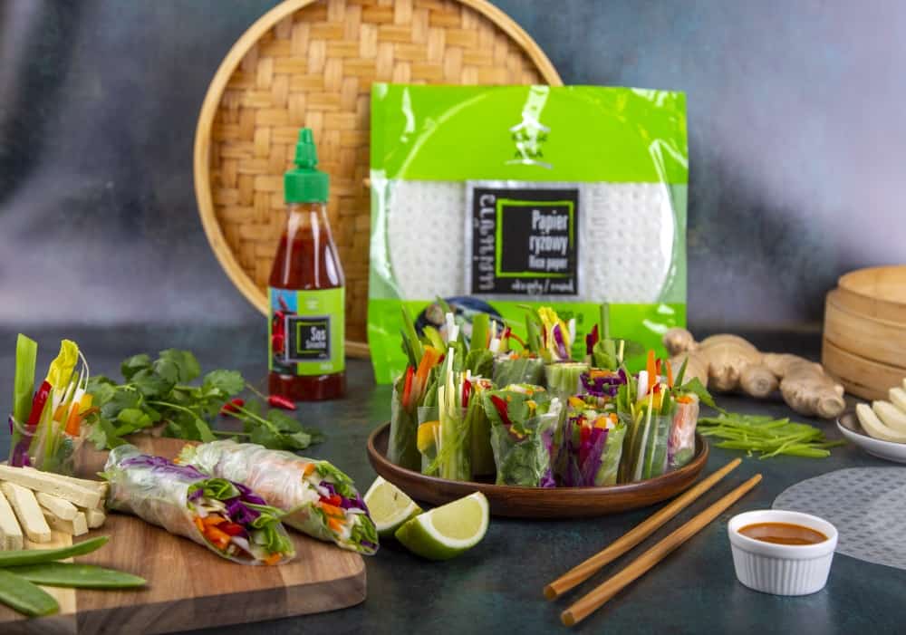 Wegańskie fresh spring rolls z tofu House of Asia