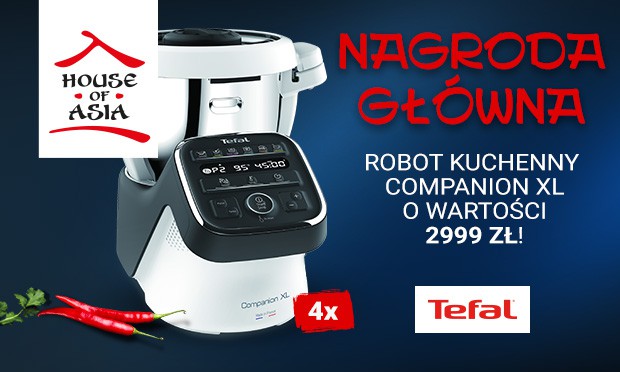 Konkurs Frisco wygraj robot kuchenny Tefal Companion XL
