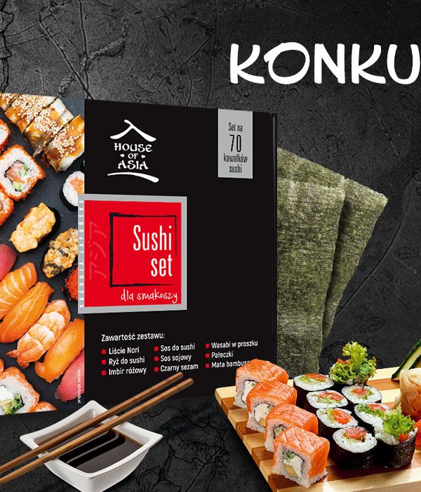 Konkurs Międzynarodowy Dzień Sushi wygraj zestaw Sushi Premium House of Asia