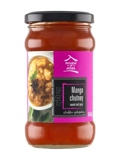 Mango chutney sos słodko-pikantny 340g House of Asia