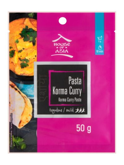 Pasta Korma Curry łagodna 50g House of Asia