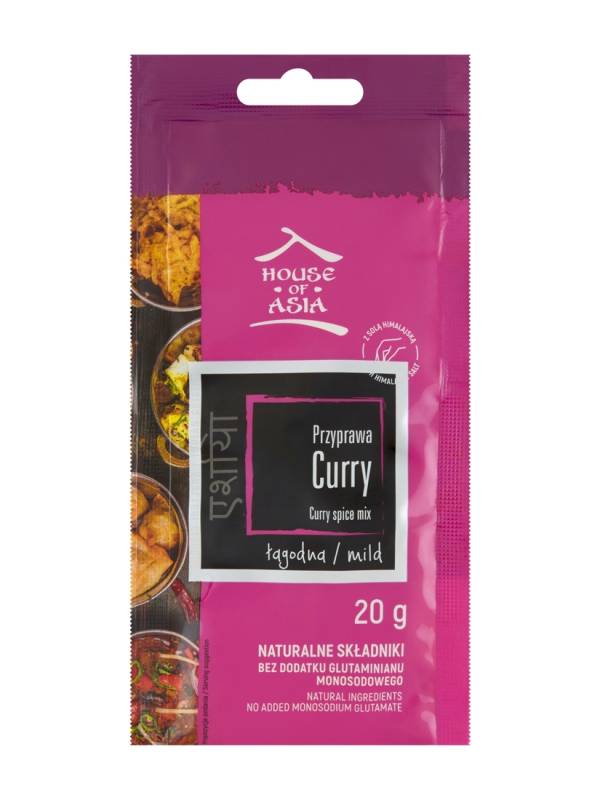 Przyprawa curry łagodne 20g House of Asia