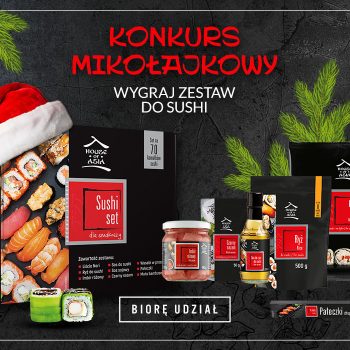 Konkurs Mikołajkowy zgarnij zestaw Sushi Premium