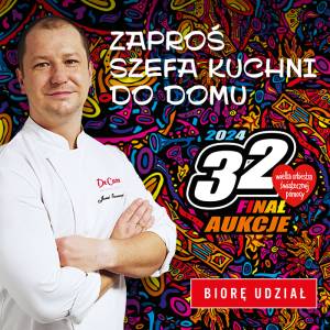 Wygraj licytację WOŚP Jarek Owczarczyk zaproś szefa kuchni do domu House of Asia
