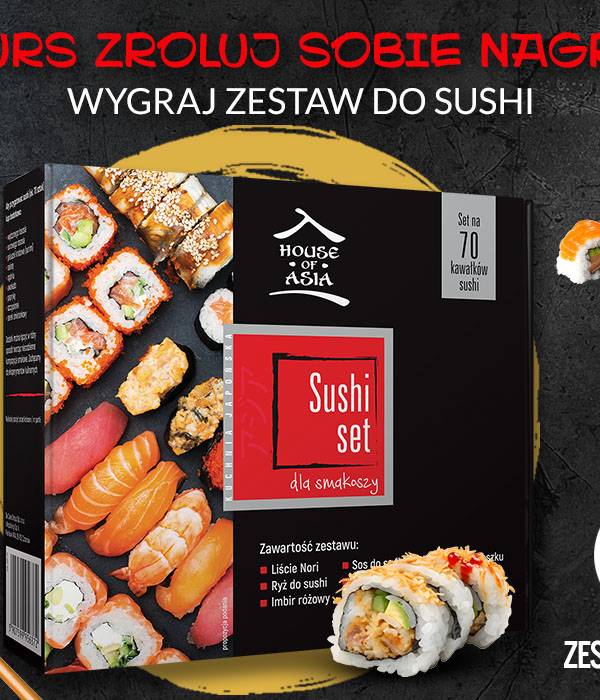 Konkurs Międzynarodowy Dzień Sushi wygraj razem z House of Asia