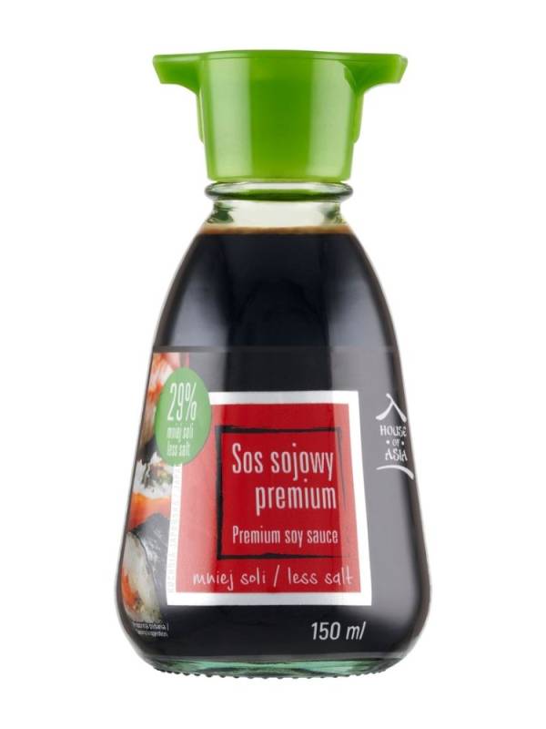 Sos sojowy do sushi o obniżonej zawartości soli 150ml