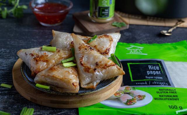 Pierożki z papieru ryżowego z krewetkami z airfryer’a House of Asia