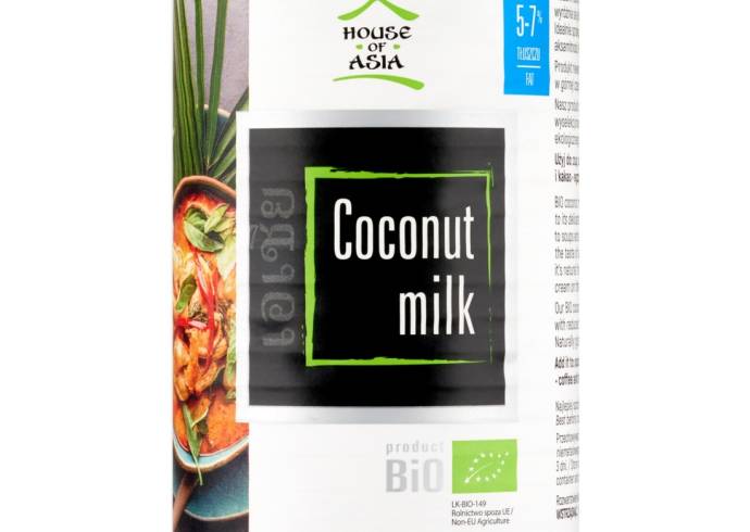 Mleczko kokosowe BIO 5-7% 400 ml House of Asia