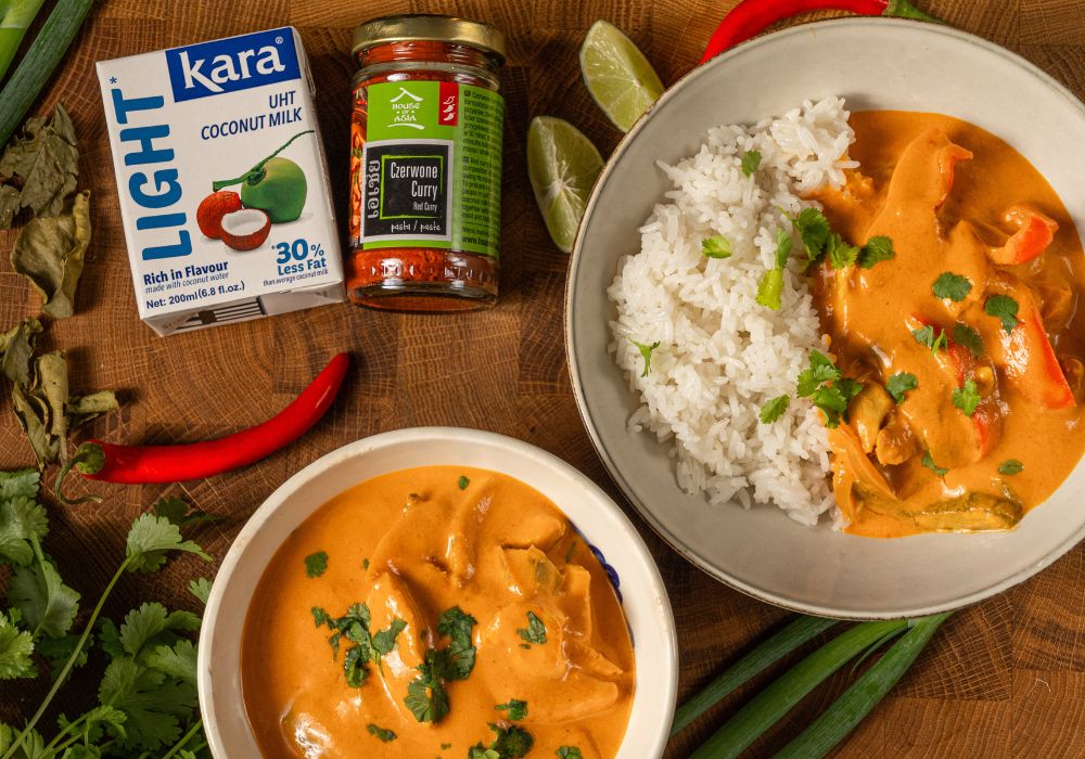 Aromatyczne czerwone curry z kurczakiem