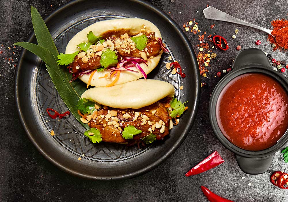 Bao Bao – azjatycka kanapka z kurczakiem Hoisin
