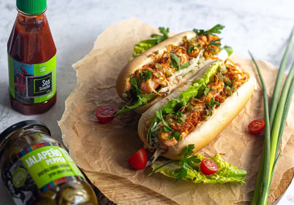 Chrupiące hot-dogi sosem sriracha House of Asia