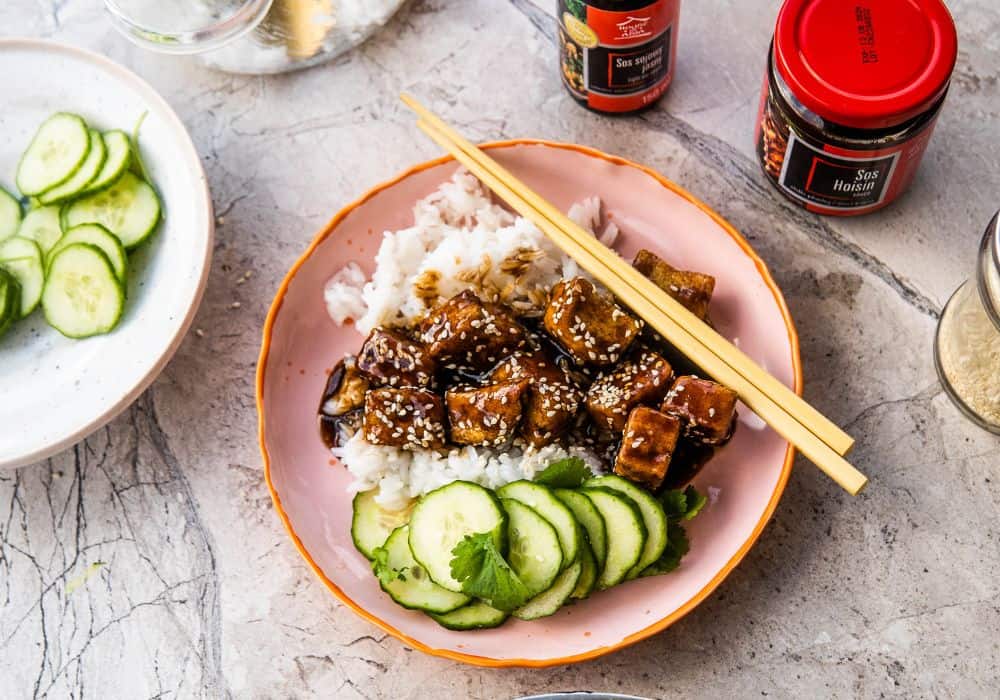 Chrupiące tofu w sosie Hoisin