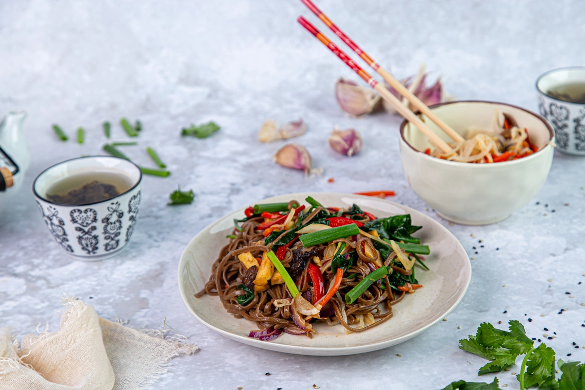 Przepis z produktem Makaron Soba 300 g