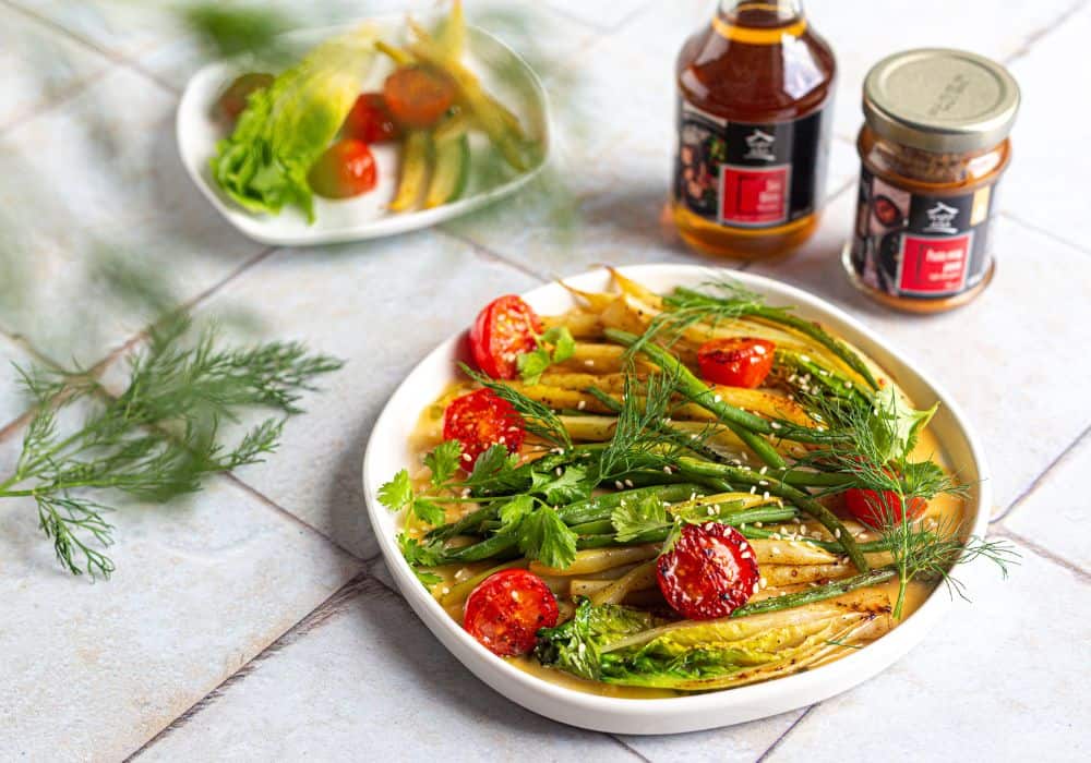 Fasolka szparagowa z Miso