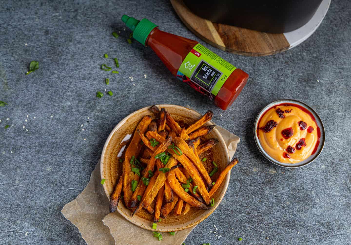 Frytki z batatów z airfryer’a