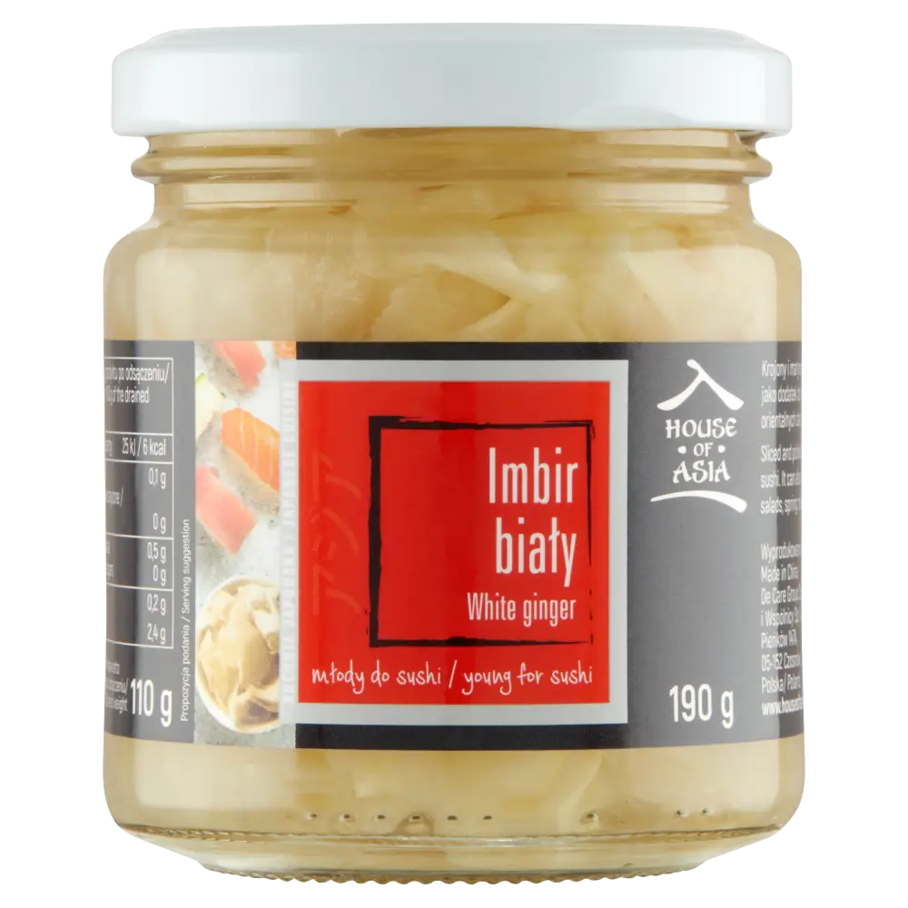 Imbir do sushi biały 190 g