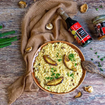 Jesienne risotto z azjatyckim tweestem