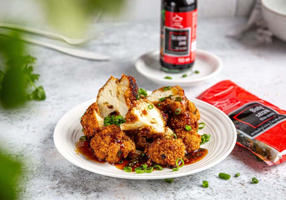 Kalafior pieczony w panko