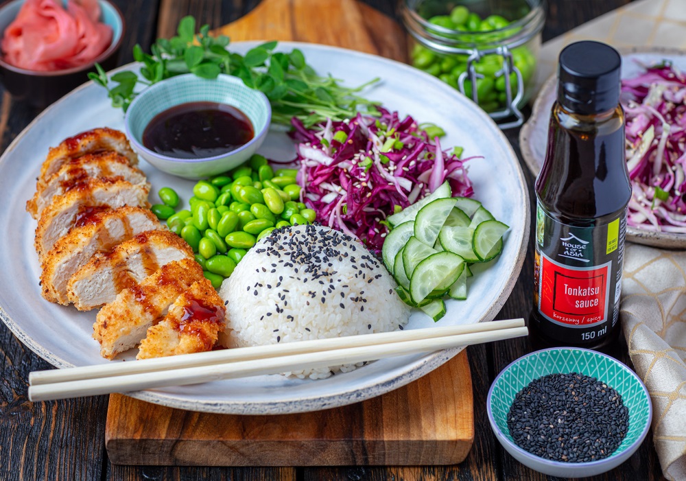 Kurczak katsu w panierce panko
