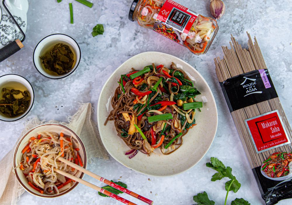 Przepis z produktem Makaron Soba 300 g