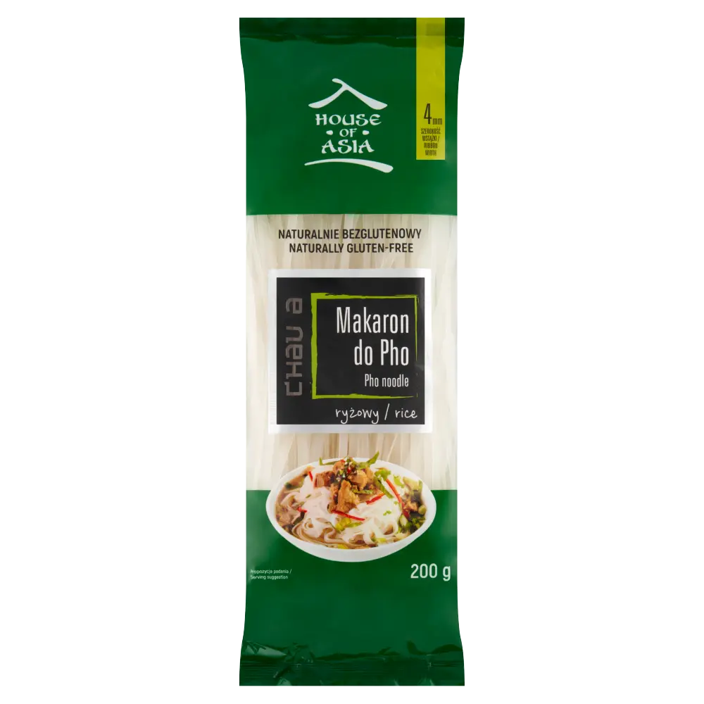 Makaron ryżowy 4 mm do Pho 200 g