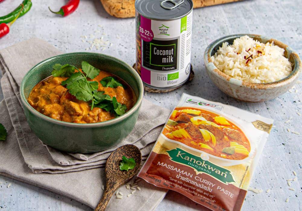 Massaman curry z kurczakiem