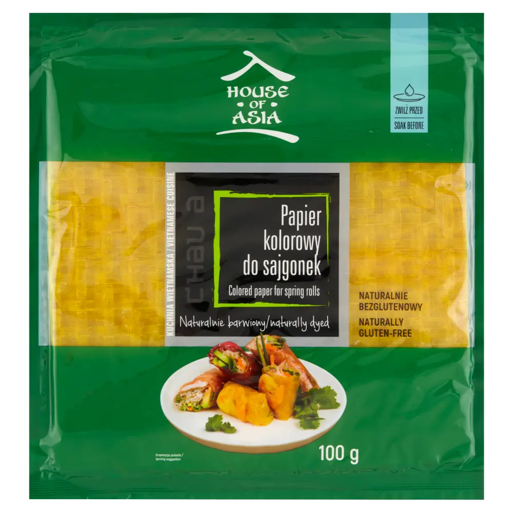 Papier ryżowy kolorowy do sajgonek 100 g