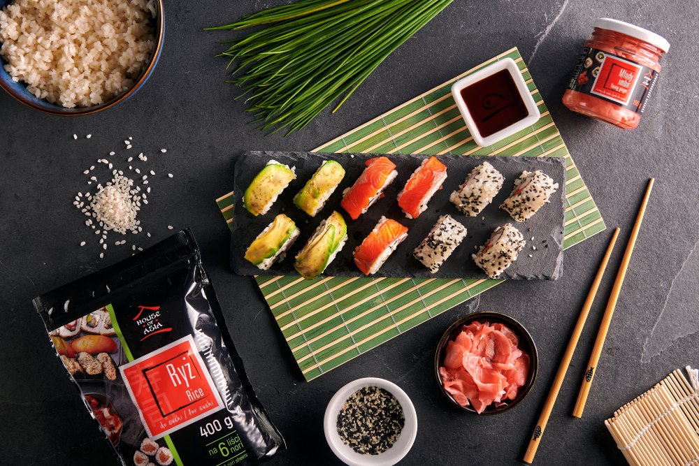 Uramaki i kaburamaki sushi