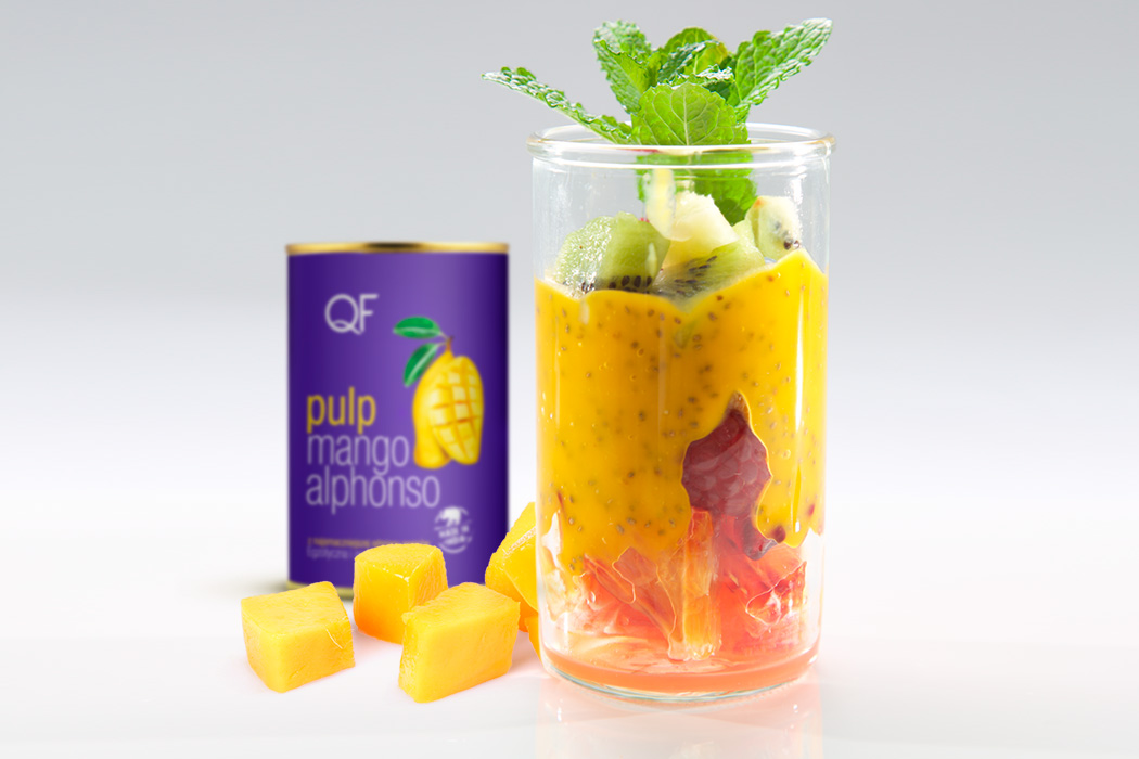 Pudding chia z mango i sokiem z limonki House of Asia