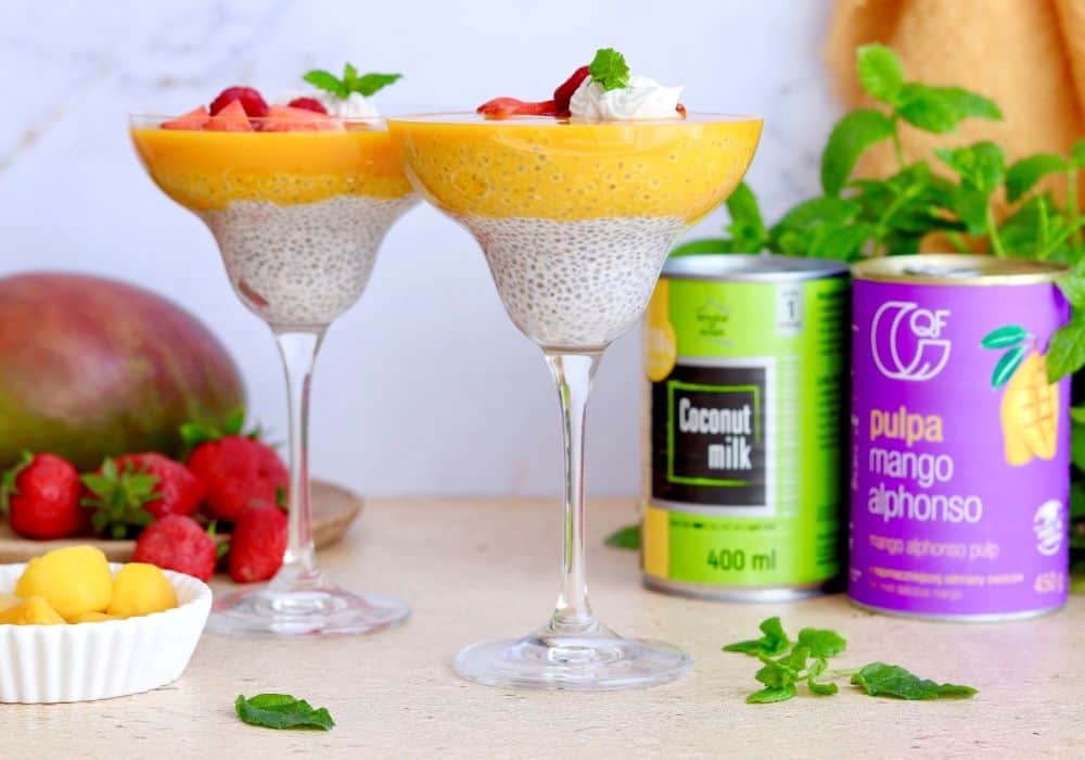 Rajski deser z chia i mango Jakjalubiejeść House of Asia