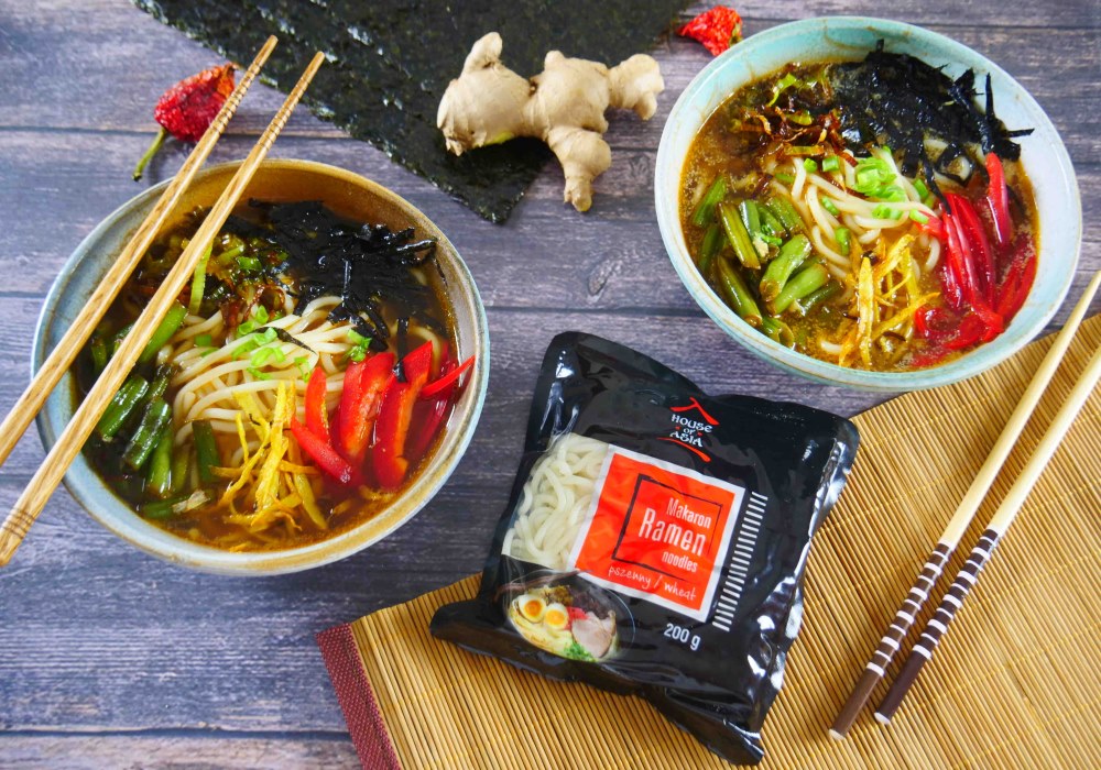Ramen Miso z warzywami i Nori