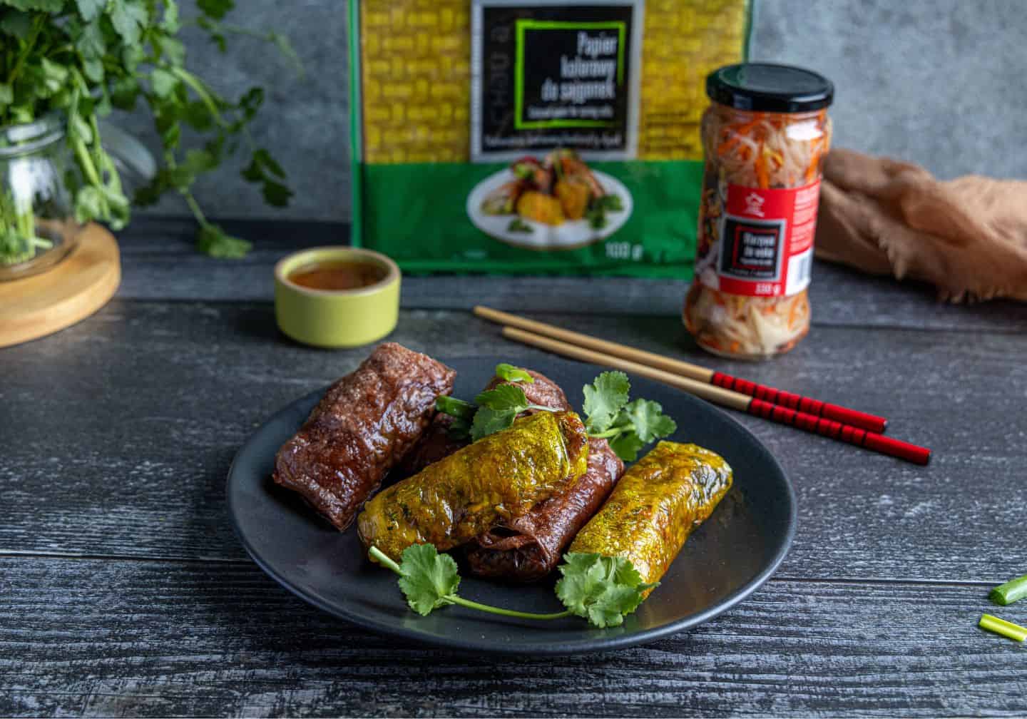 Sajgonki z mięsem i warzywami z airfryer’a