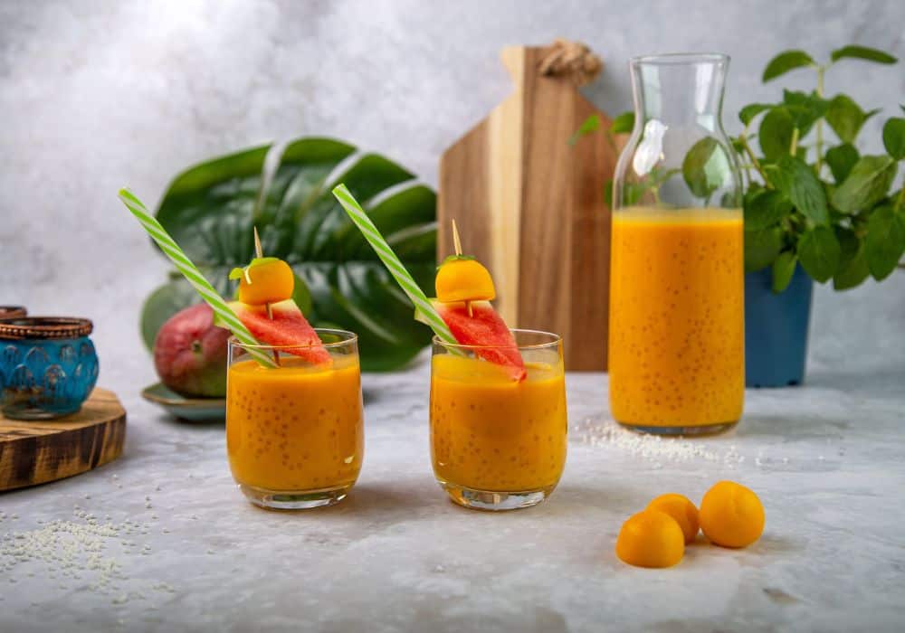 Smoothie bubble mango