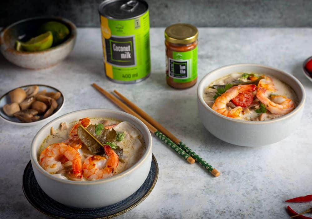 Zupa Tom Kha z krewetką